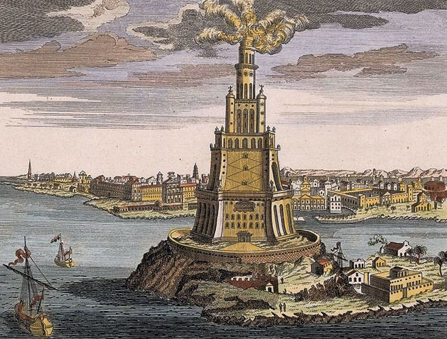 Семь чудес света Александрийский маяк (4)