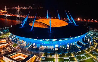 Самые большие стадионы России