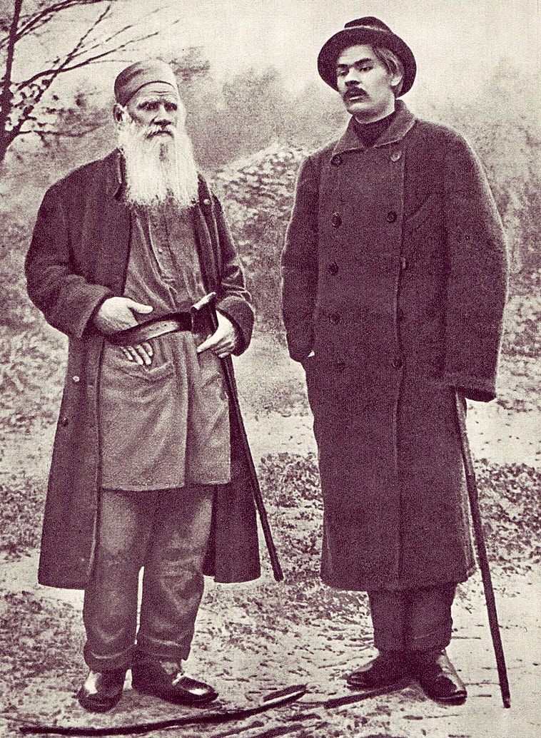 Gorkiy-i-Tolstoy-1900-god