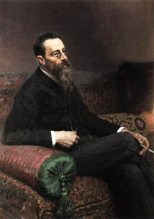 Portret-kompozitora-N.-A.-Rimskogo-Korsakova.-1893